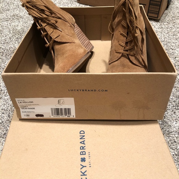 Lucky Brand Suede Boots - Picture 4 of 16